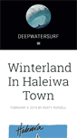 Mobile Screenshot of deepwatersurf.com