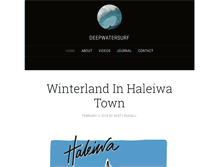 Tablet Screenshot of deepwatersurf.com